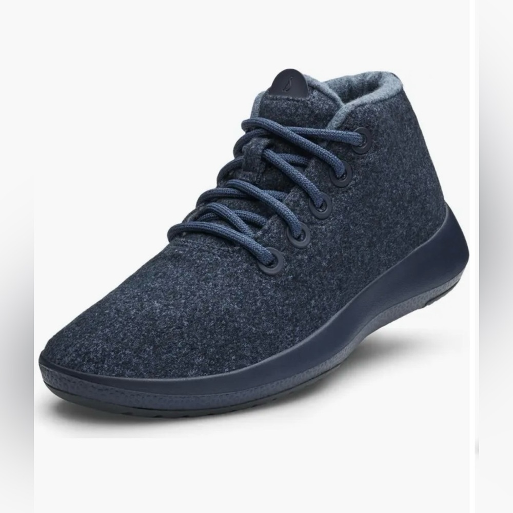 Allbirds Wool Runner Up Mizzle High Top Sneakers Savanna Night Size 7